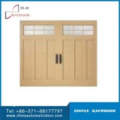 Sjálfvirk Teak viðar bílskúrshurð