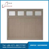 Teak viður bílskúrshurð